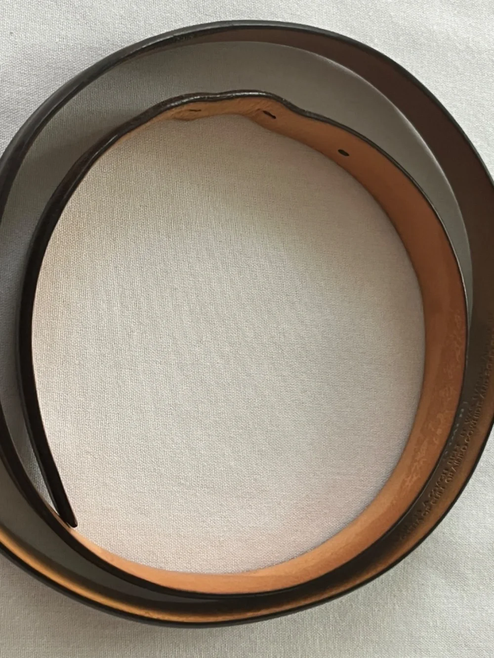 COACH Men's Vintage Leather Belt 36/90